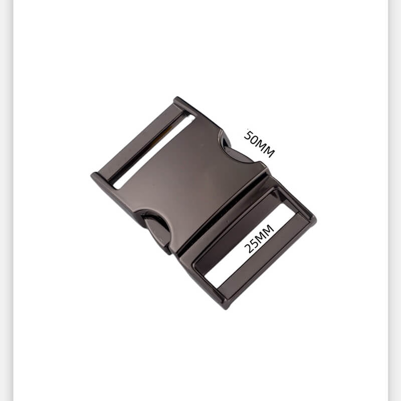 Metal Side Release Buckle - Babylon Leather - Babylon LeatherBabylon LeatherJY18-Brushed Antique Brass-25.3*30*50.2mm