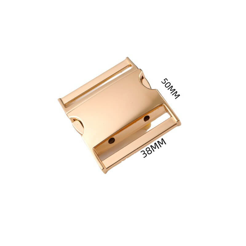Metal Side Release Buckle - Babylon Leather - Babylon LeatherBabylon LeatherJY18-Gold-38*42.7*50mm