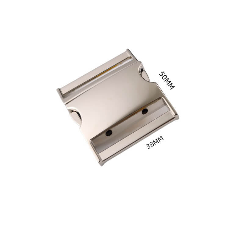 Metal Side Release Buckle - Babylon Leather - Babylon LeatherBabylon LeatherJY18-Silver-38*42.7*50mm