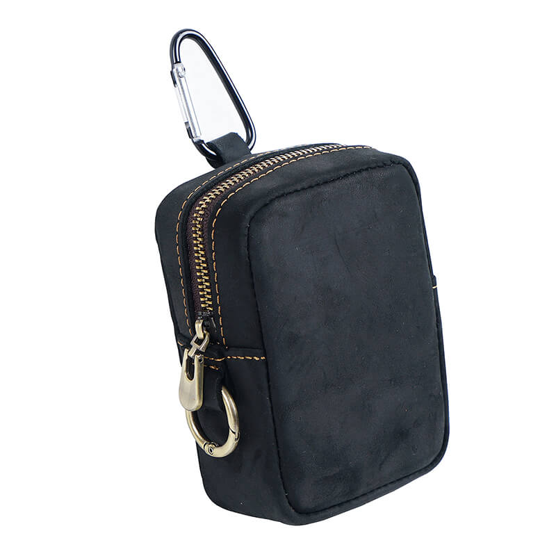 Mini Belt Pouch Coin Card Holder – Babylon Leather - Babylon LeatherBabylon LeatherAN65-Black