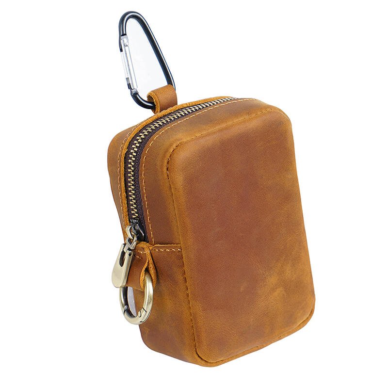 Mini Belt Pouch Coin Card Holder – Babylon Leather - Babylon LeatherBabylon LeatherAN65-Brown