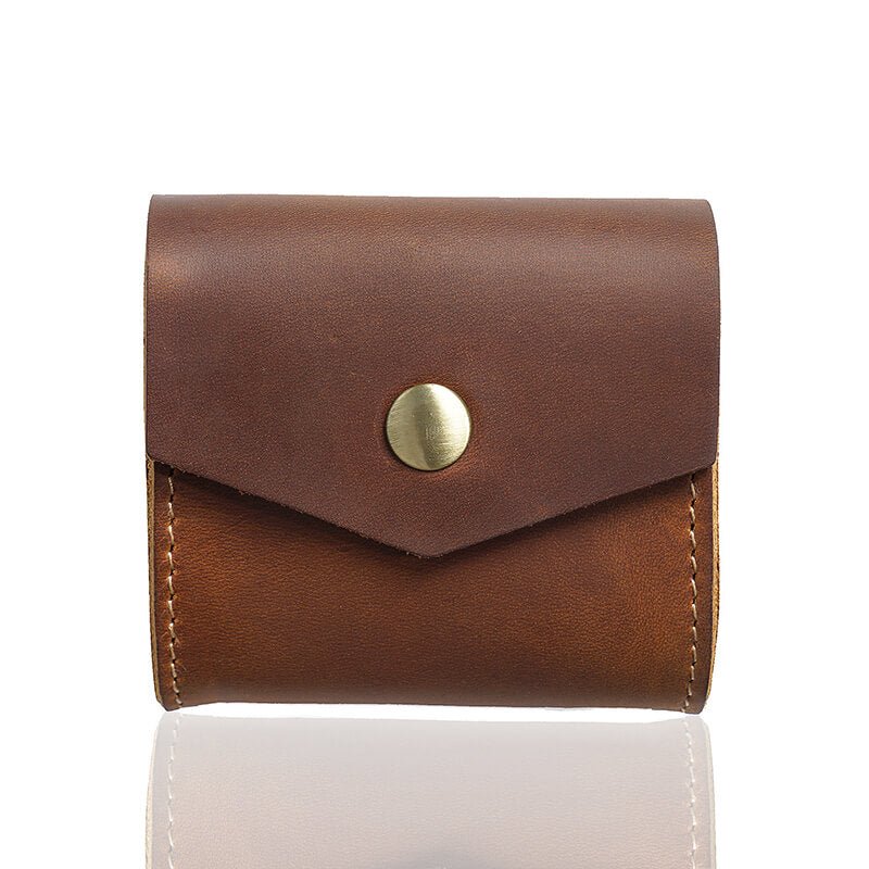 Mini Coin Key Earbuds Pouch – Babylon Leather - Babylon LeatherBabylon LeatherAN69-Brown
