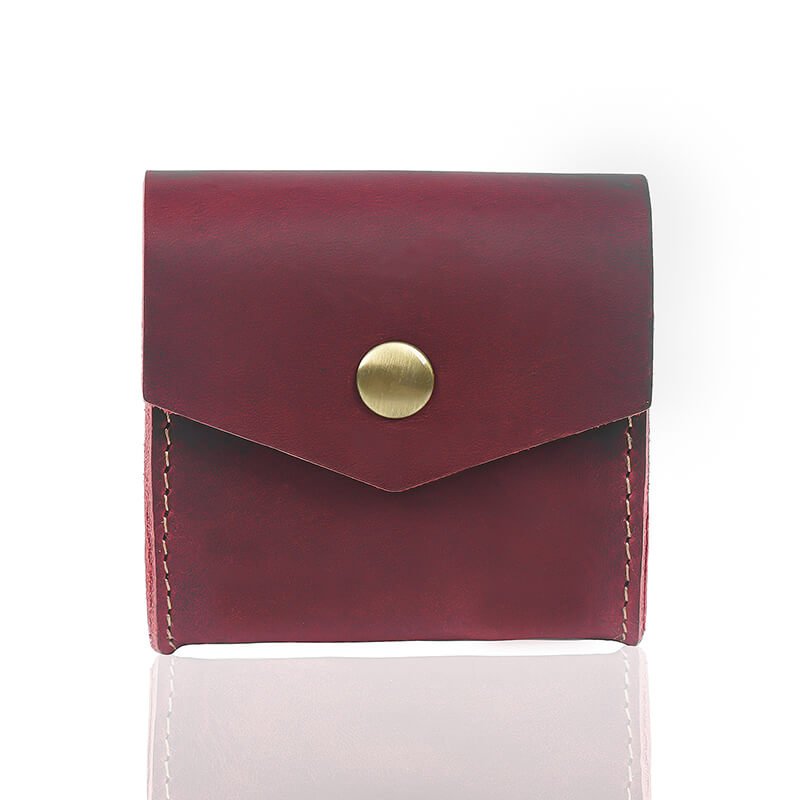 Mini Coin Key Earbuds Pouch – Babylon Leather - Babylon LeatherBabylon LeatherAN69-Wine Red