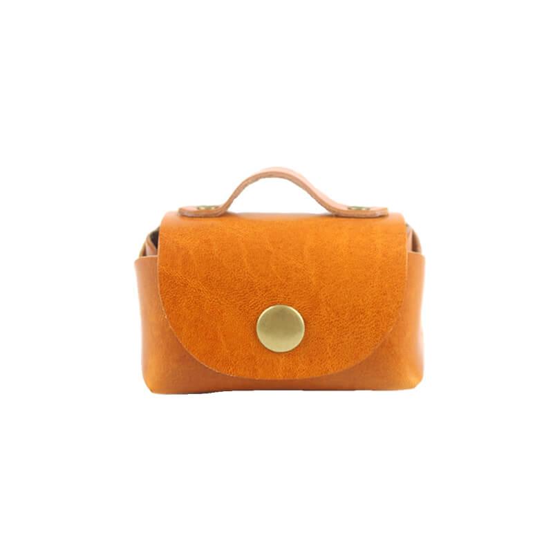 Mini Coin Purse Veg Tanned Leather DIY Kit – Babylon Leather - Babylon LeatherBabylon LeatherCY22-Yellow
