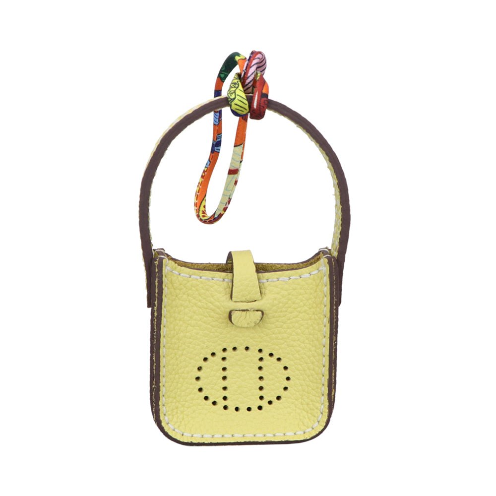 Mini Evelyne Bag Charm DIY Kit – Babylon Leather - Babylon LeatherBabylon LeatherSY113-Yellow-White