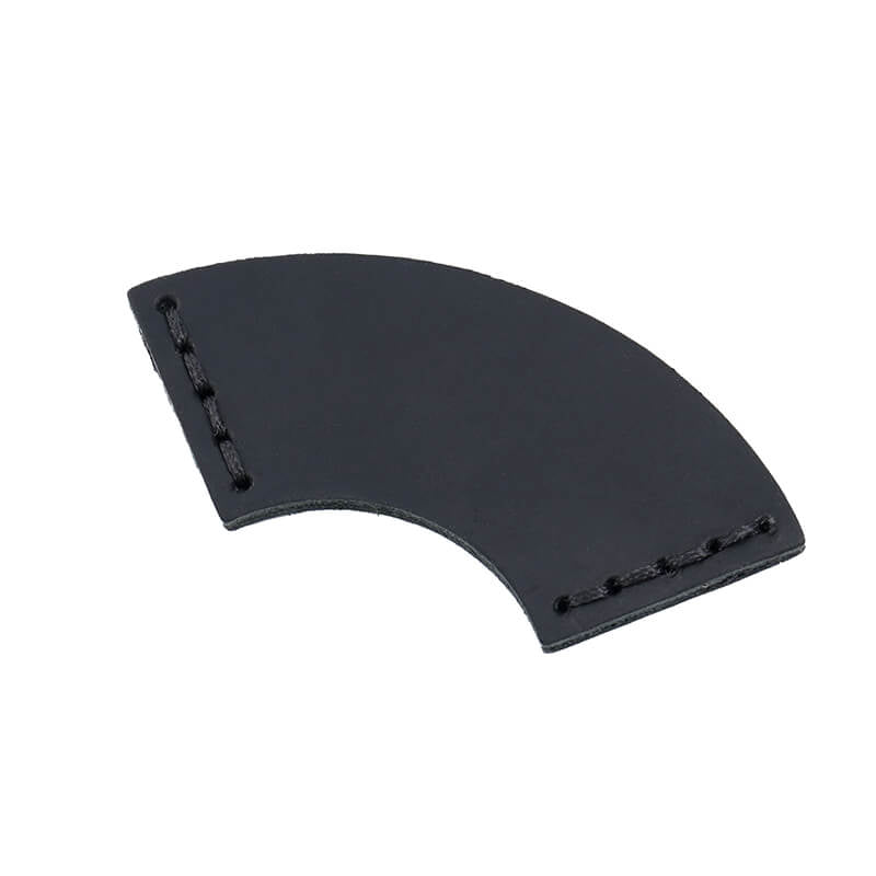 Mini Fan-Shaped Leather Bookmark – Babylon Leather - Babylon LeatherBabylon LeatherAN12-Black-2 pcs