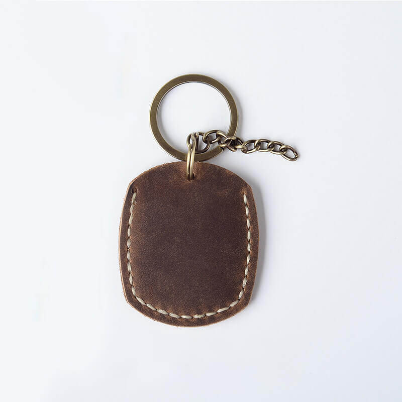 Mini Key & Card Case Crazy Horse Leather DIY Kit – Babylon Leather - Babylon LeatherBabylon LeatherCY14-Brown