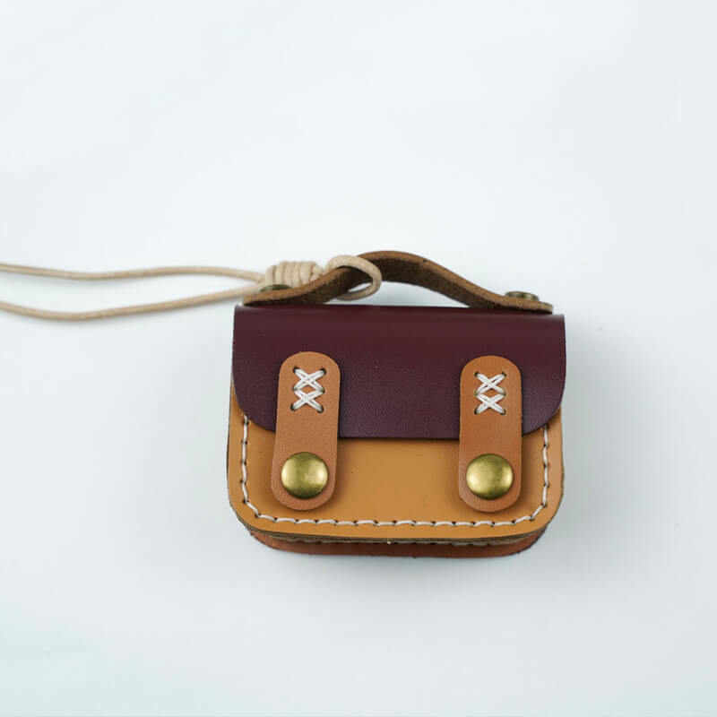Mini Leather Cambridge Bag Charm – Babylon Leather - Babylon LeatherBabylon LeatherLL75-Brown