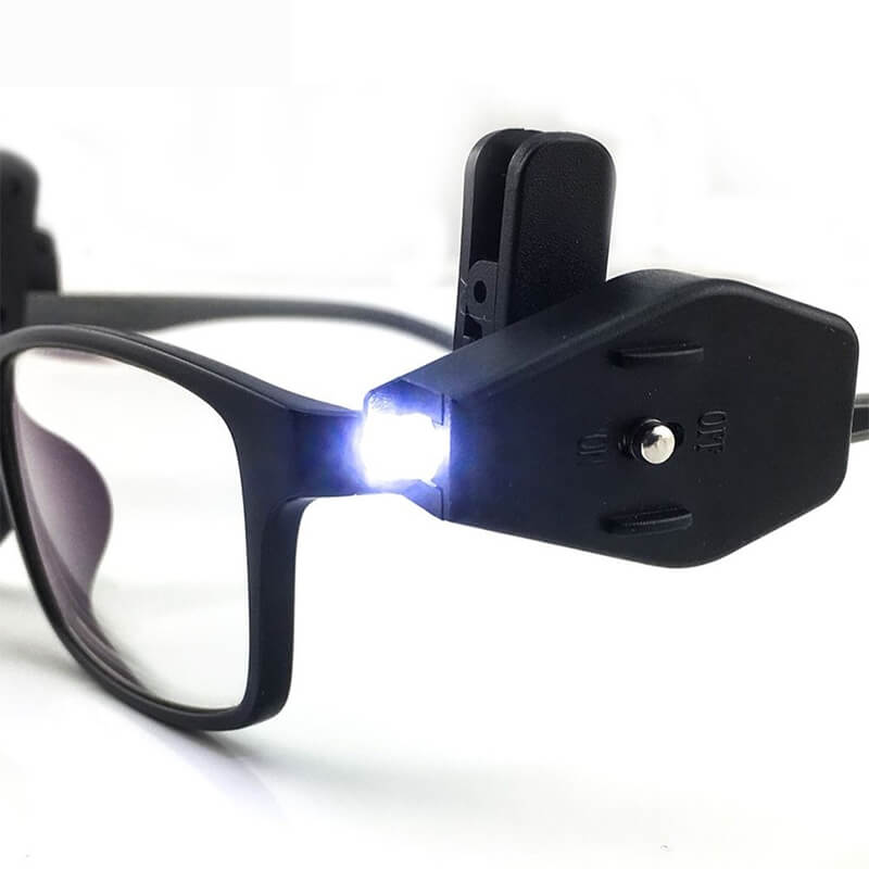 Mini LED Clip-On Eyeglass Reading Fishing Light - Babylon Leather - Babylon LeatherBabylon LeatherPP30-1 pc