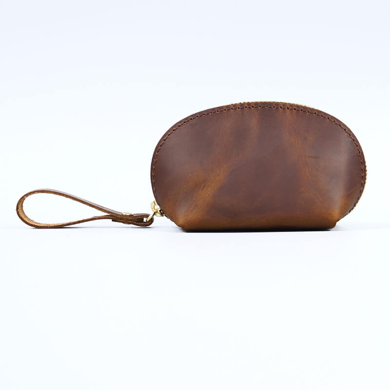 Mini Snap Coin Purse – Babylon Leather - Babylon LeatherBabylon LeatherAN68-Brown