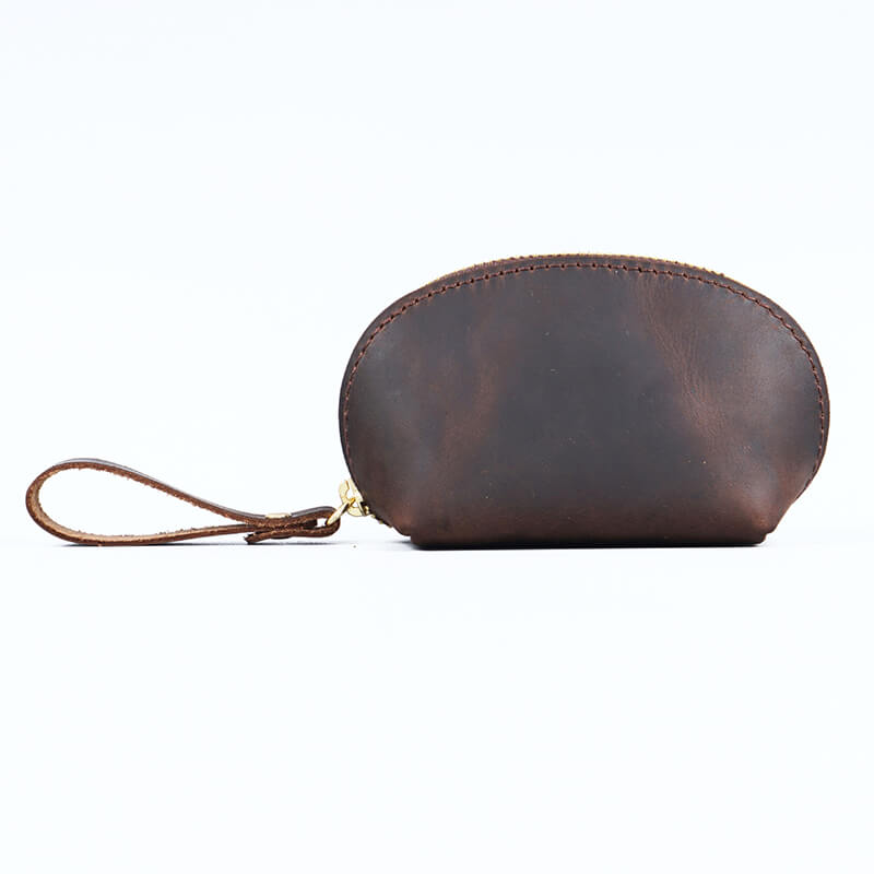 Mini Snap Coin Purse – Babylon Leather - Babylon LeatherBabylon LeatherAN68-Coffee