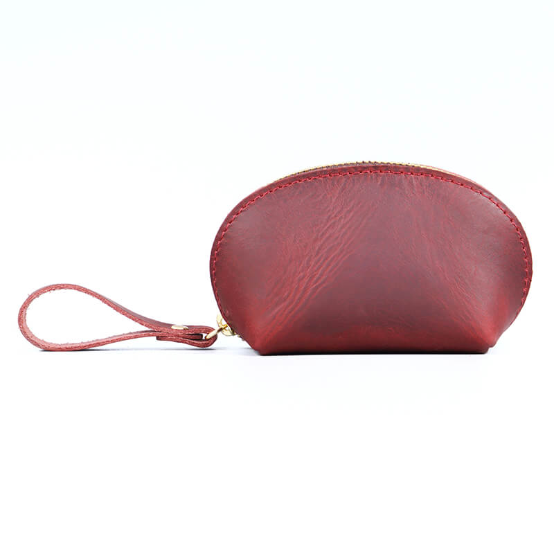 Mini Snap Coin Purse – Babylon Leather - Babylon LeatherBabylon LeatherAN68-Wine Red