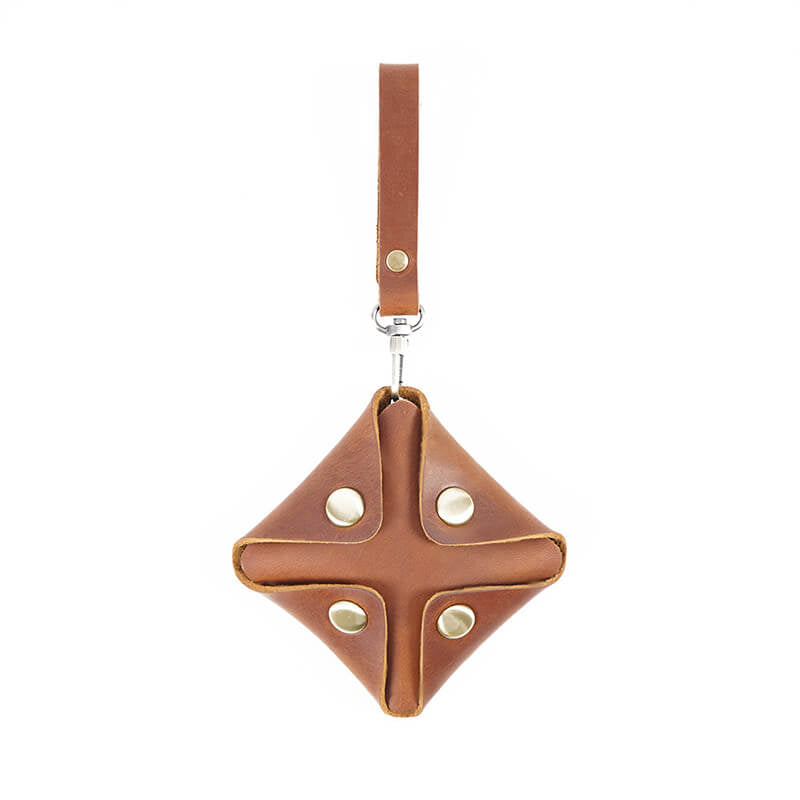 Mini Snap Coin Purse Square – Babylon Leather - Babylon LeatherBabylon LeatherAN72-Brown
