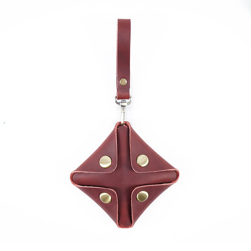 Mini Snap Coin Purse Square – Babylon Leather - Babylon LeatherBabylon LeatherAN72-Wine Red