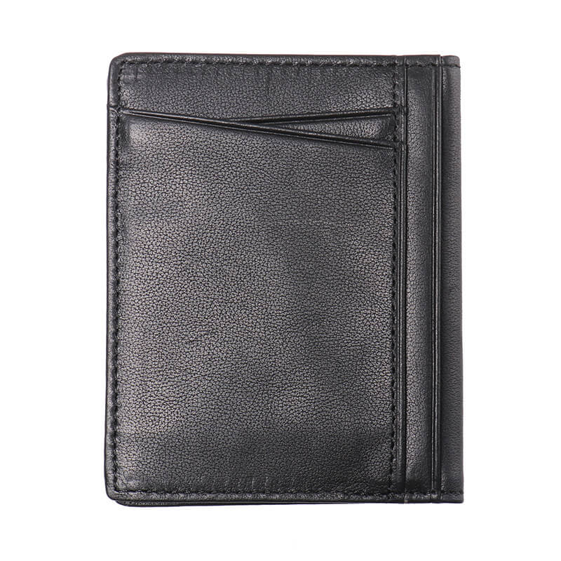 Minimalist Slim Top - Grain Leather Multi - Card Pocket Card Sleeve – Babylon Leather - Babylon LeatherBabylon LeatherLJ128-Black