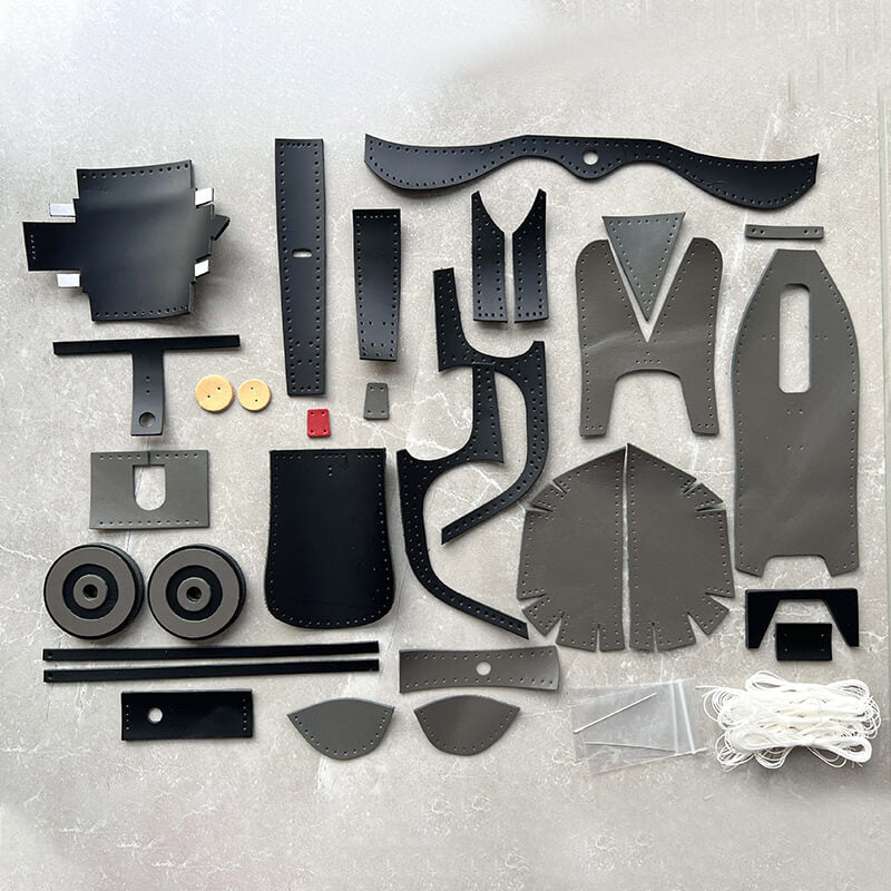 Motorcycle - Shaped Design Ornament DIY Kit – Babylon Leather - Babylon LeatherBabylon LeatherSG25-Black