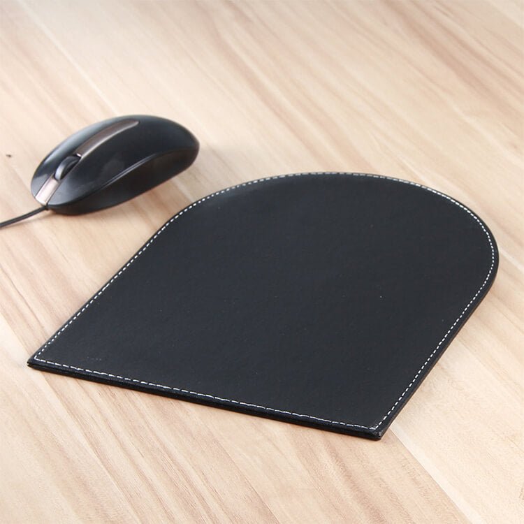 Mouse Pad with Wrist Rest – Babylon Leather - Babylon LeatherBabylon LeatherRH06-Black