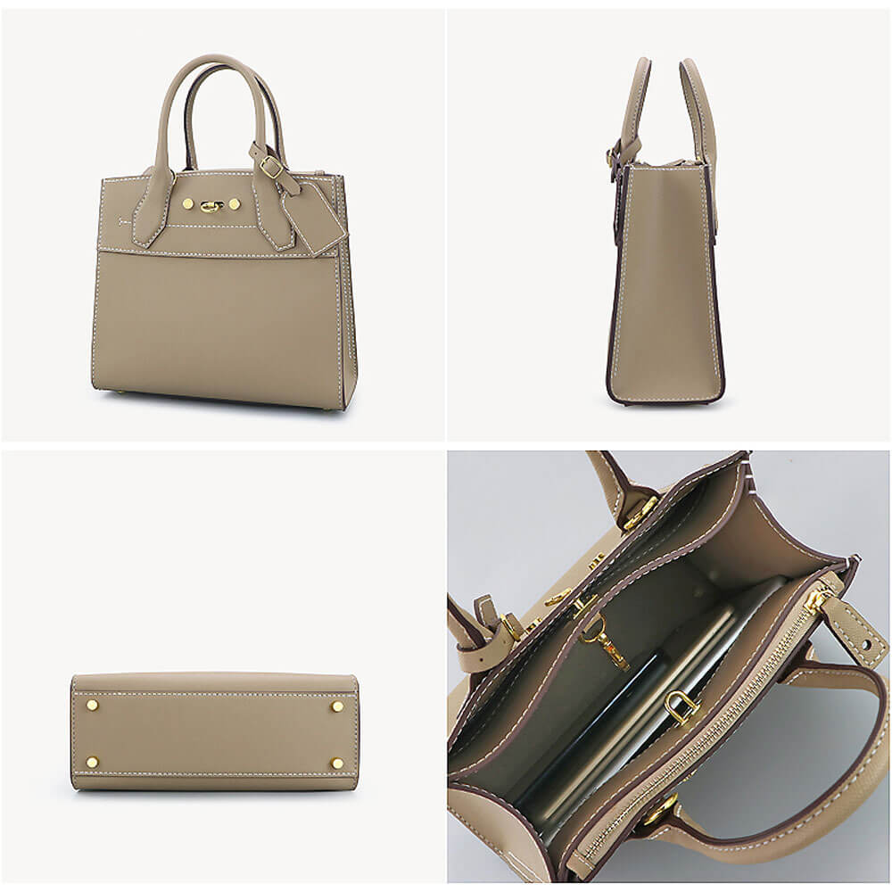 Multi - Compartment Leather Bag DIY Kit – Babylon Leather - Babylon LeatherBabylon LeatherSY35 - Matching Color - Epsom Leather - Khaki
