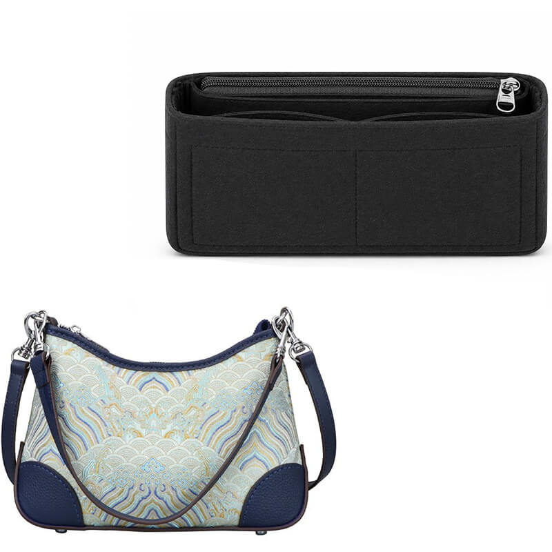 Non-Woven Bag Insert Organizer for LV Marella-Style Bags - Babylon LeatherBabylon LeatherQZ14-Black-Minimalist