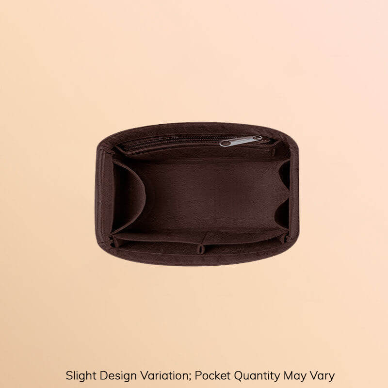 Non-Woven Bag Insert Organizer for Picotin-Style Bucket Bags - Babylon LeatherBabylon LeatherQZ01-Coffee-Small-Without Lid