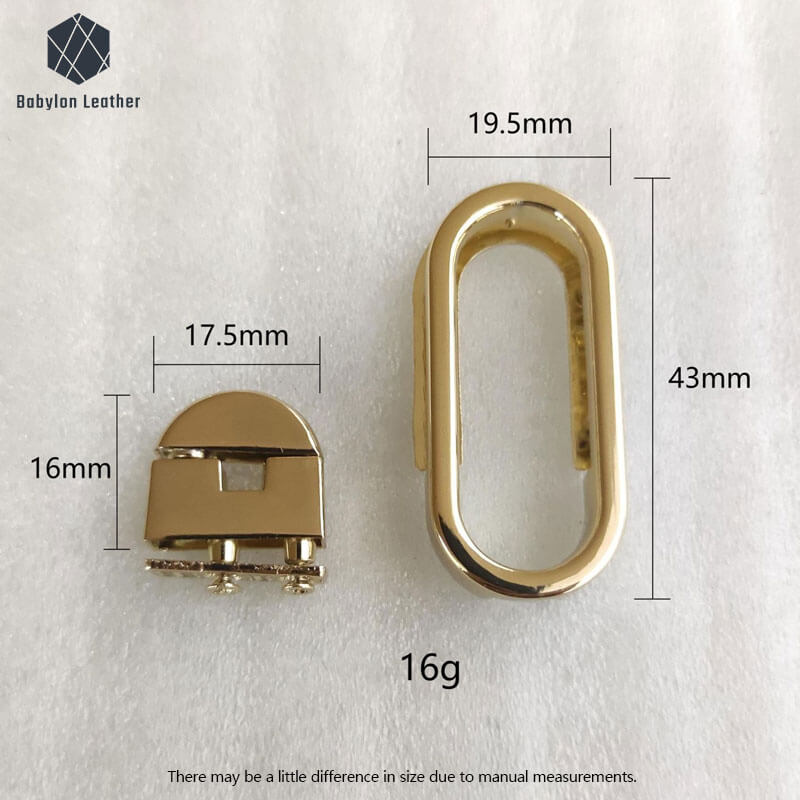 Oval Creative Bag Lock Twist Lock（1 PACK） - Babylon LeatherBabylon LeatherTL-174
