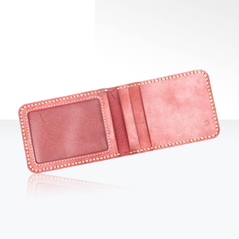 Passport Holder Ticket Case Fog Wax Leather DIY Kit – Babylon Leather - Babylon LeatherBabylon LeatherCY72-Pink