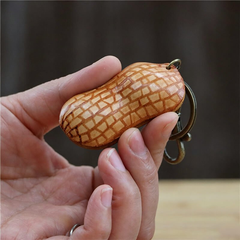 Peanut Leather Bag Charm – Babylon Leather - Babylon LeatherBabylon LeatherLLZ119-Brown
