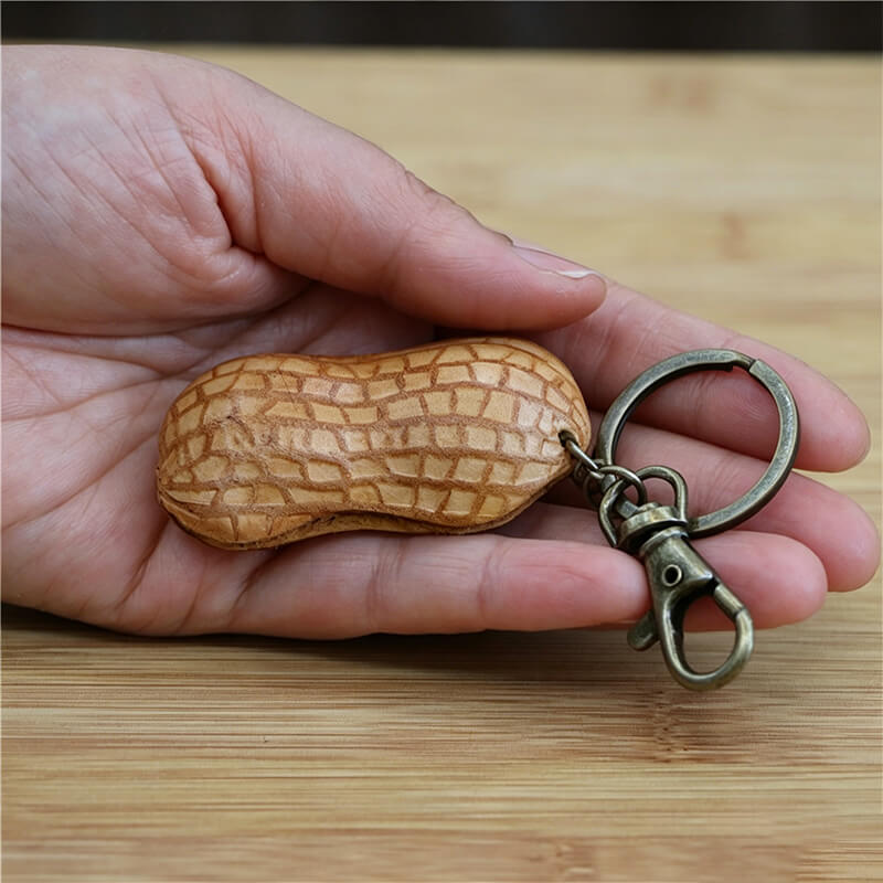 Peanut Leather Bag Charm – Babylon Leather - Babylon LeatherBabylon LeatherLLZ119-Brown