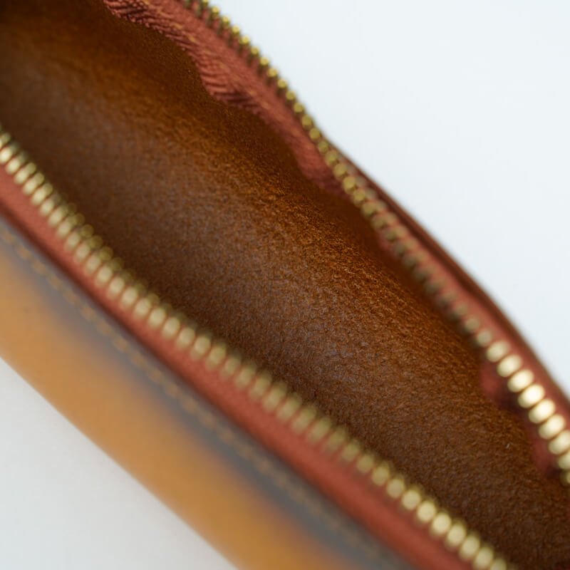 Pencil Case Shape Leather Charm Keychain – Babylon Leather - Babylon LeatherBabylon LeatherLL85-Brown