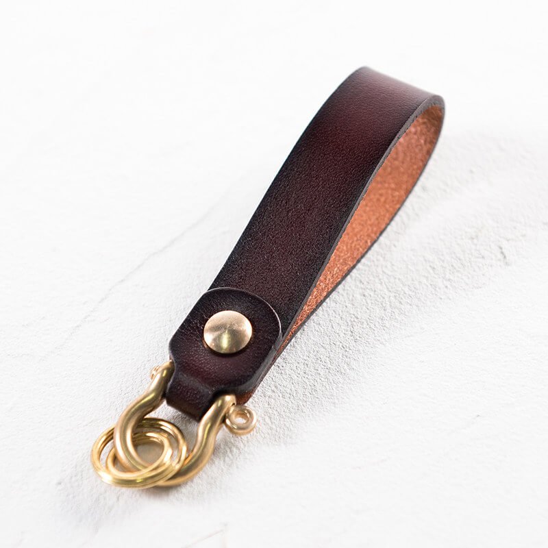 Personalized Vegetable - Tanned Leather Keychain – Babylon Leather - Babylon LeatherBabylon LeatherLZ73-Coffee