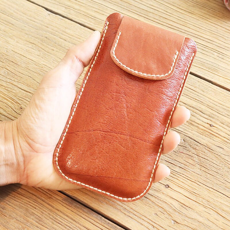Phone & Card Wallet Veg Tanned Leather DIY Kit – Babylon Leather - Babylon LeatherBabylon LeatherCY19-Caramel-L
