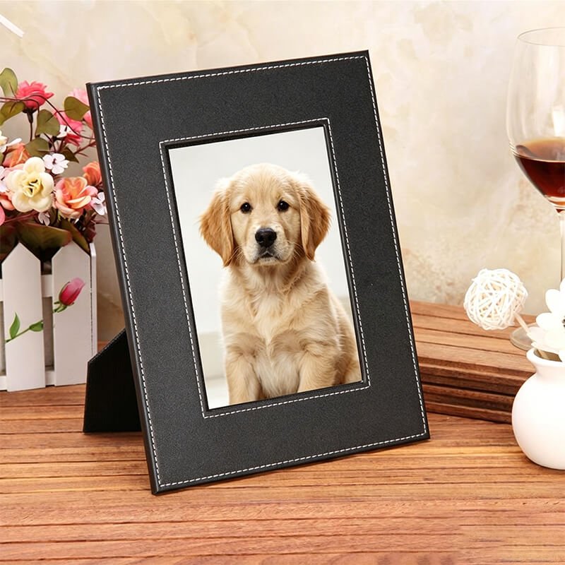 Photo Frame, 5 × 7 Inches – Babylon Leather - Babylon LeatherBabylon LeatherRH03-Black