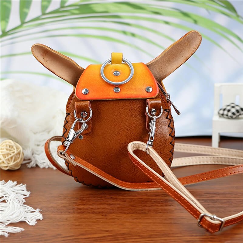 Pikachu Style Leather Coin Purse – Babylon Leather - Babylon LeatherBabylon LeatherLLZ80-Yellow