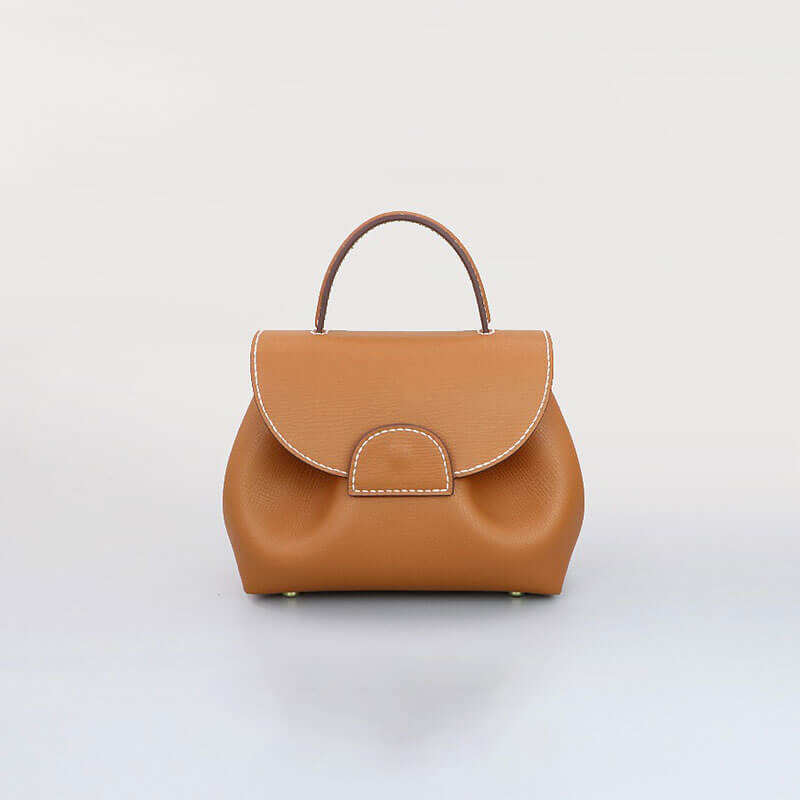 Polene Leather Handbag DIY Kit – Babylon Leather - Babylon LeatherBabylon LeatherSY55 - Large - Matching Color - Top Grain Leather - Caramel