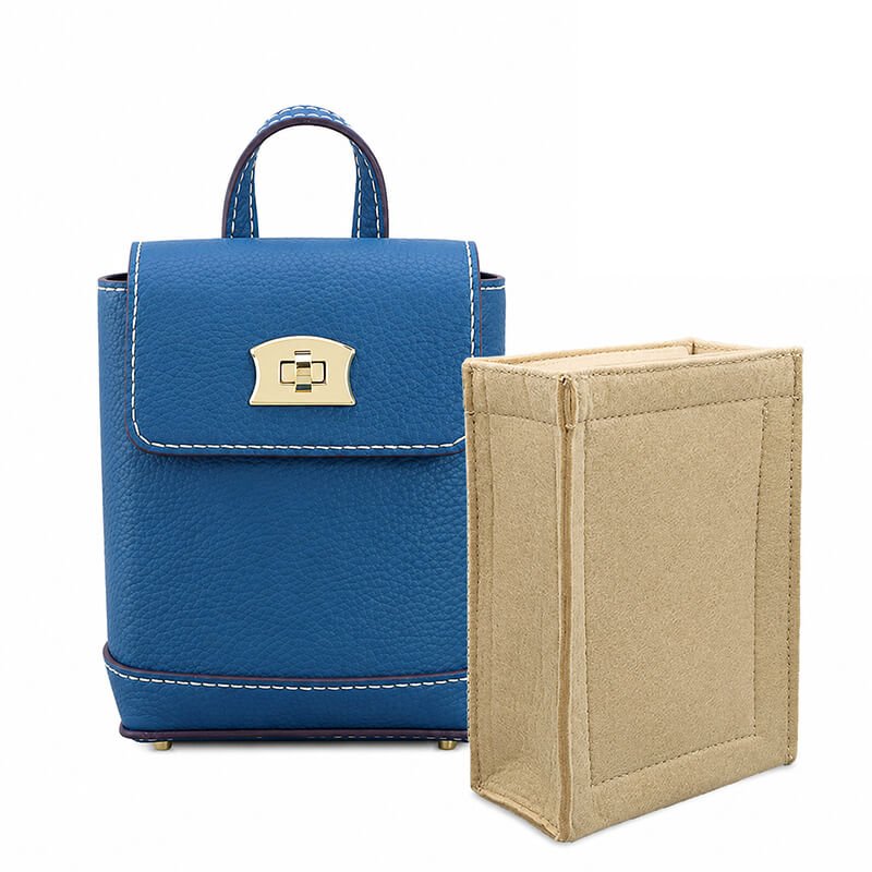 Polyester Bag Insert Organizer for Fendi Tote Bags - Babylon LeatherBabylon LeatherQZ20-Khaki-Open Top