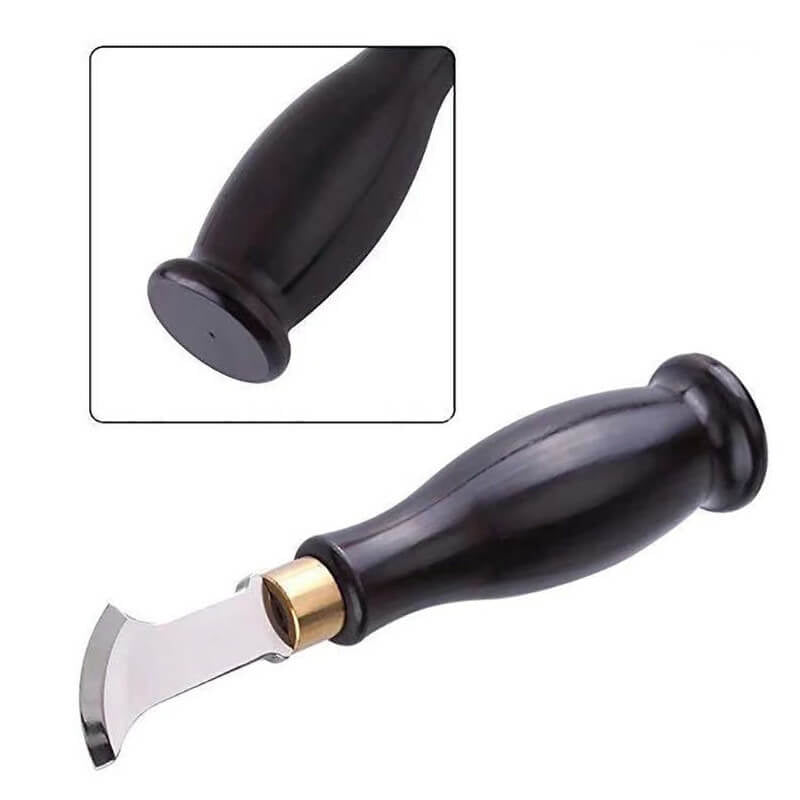 Premium Leather Edge Creaser Rosewood Handle Brass Ferrule – Babylon Leather - Babylon LeatherBabylon LeatherXH37-1.0mm