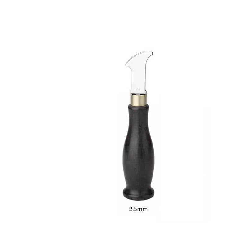 Premium Leather Edge Creaser Rosewood Handle Brass Ferrule – Babylon Leather - Babylon LeatherBabylon LeatherXH37-2.5mm