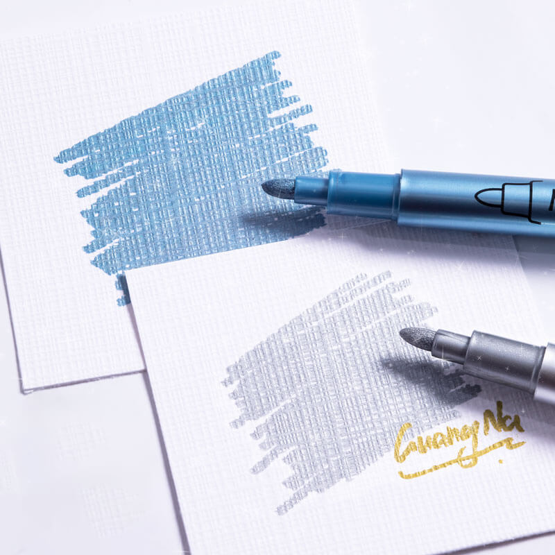 Quick-Drying Acrylic Paint Marker Pens – Babylon Leather - Babylon LeatherBabylon LeatherPP38-Gold-Hard Tip