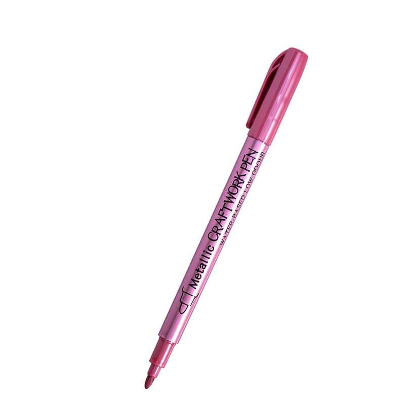Quick-Drying Acrylic Paint Marker Pens – Babylon Leather - Babylon LeatherBabylon LeatherPP38-Rose Red-Hard Tip