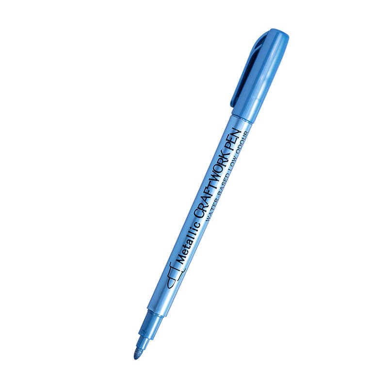 Quick-Drying Acrylic Paint Marker Pens – Babylon Leather - Babylon LeatherBabylon LeatherPP38-Sky Blue-Hard Tip