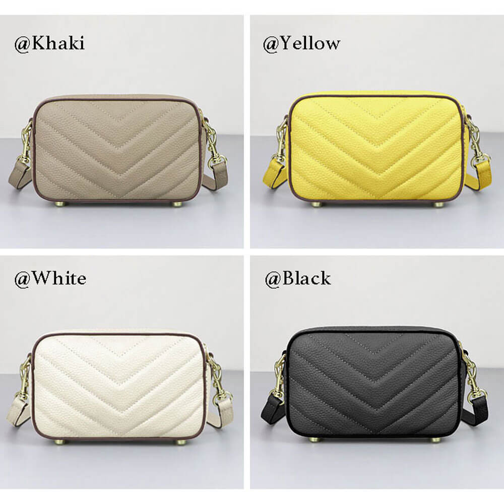 Quilted Shoulder Bag DIY Leather Kit – Babylon Leather - Babylon LeatherBabylon LeatherSY96 - Khaki - White