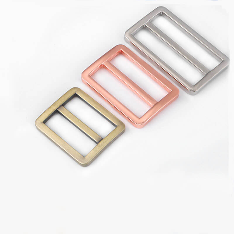 Rectangular Strap Slide Buckle - Babylon Leather - Babylon LeatherBabylon LeatherJY19-Gold-16mm
