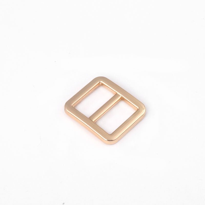 Rectangular Strap Slide Buckle - Babylon Leather - Babylon LeatherBabylon LeatherJY19-Gold-16mm