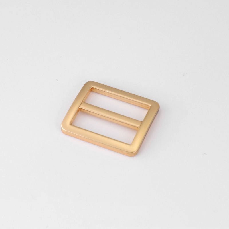 Rectangular Strap Slide Buckle - Babylon Leather - Babylon LeatherBabylon LeatherJY19-Gold-25.6mm