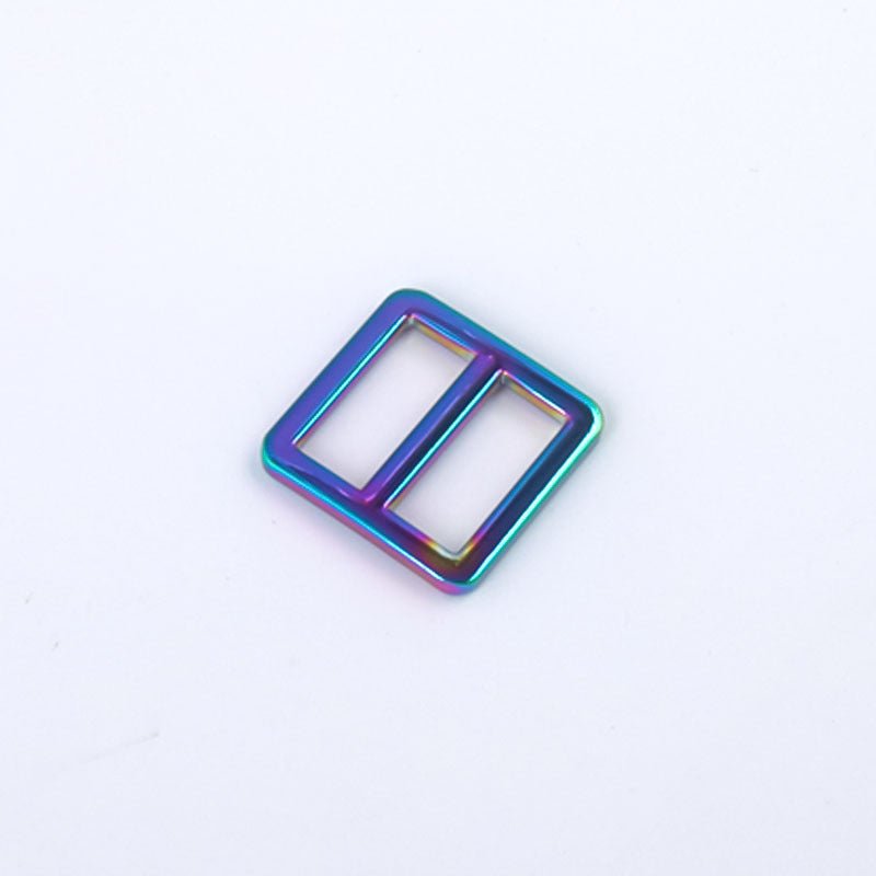 Rectangular Strap Slide Buckle - Babylon Leather - Babylon LeatherBabylon LeatherJY19-Rainbow-19mm