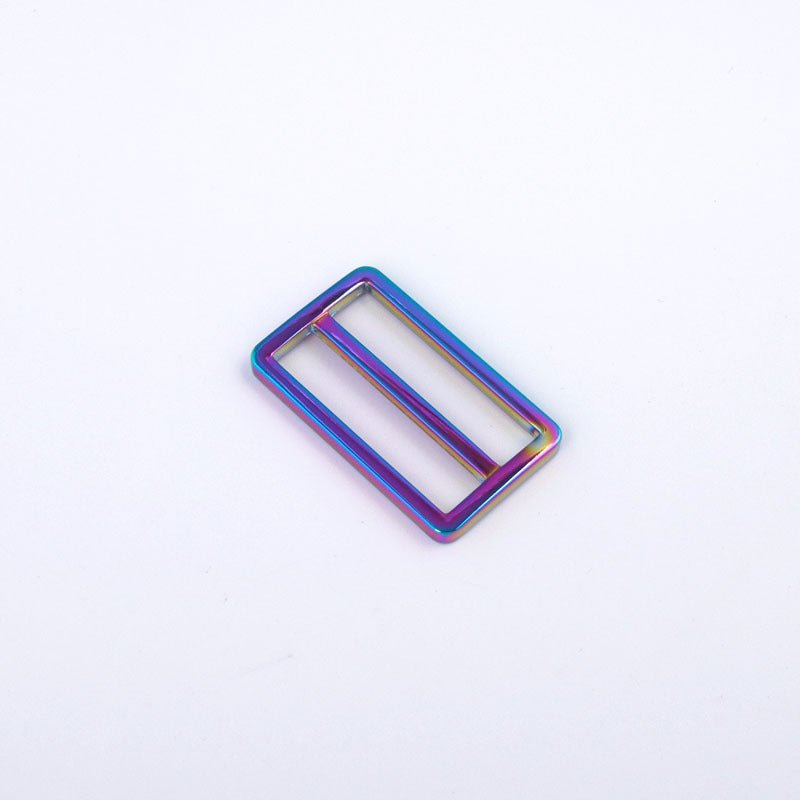 Rectangular Strap Slide Buckle - Babylon Leather - Babylon LeatherBabylon LeatherJY19-Rainbow-38.6mm
