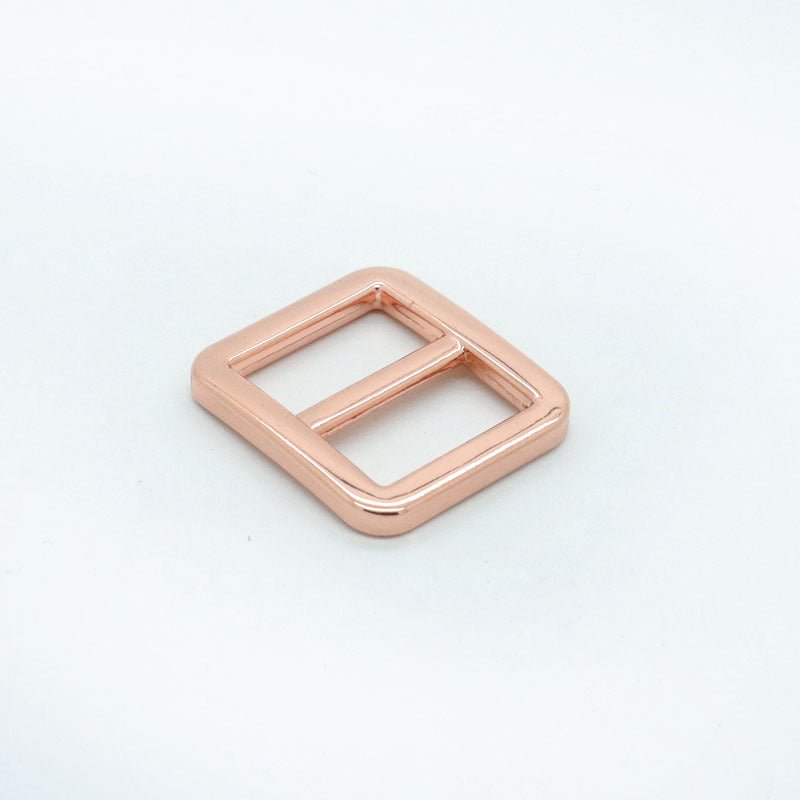 Rectangular Strap Slide Buckle - Babylon Leather - Babylon LeatherBabylon LeatherJY19-Rose Gold-16mm