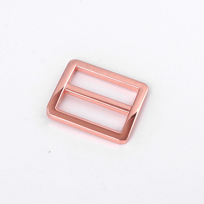 Rectangular Strap Slide Buckle - Babylon Leather - Babylon LeatherBabylon LeatherJY19-Rose Gold-25.6mm