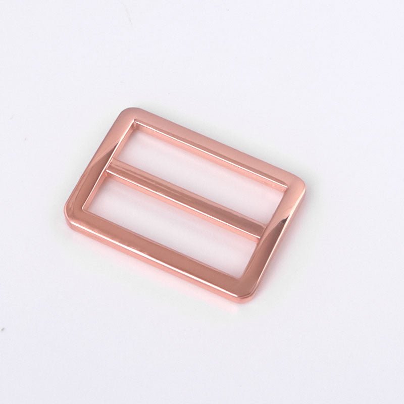Rectangular Strap Slide Buckle - Babylon Leather - Babylon LeatherBabylon LeatherJY19-Rose Gold-31.6mm