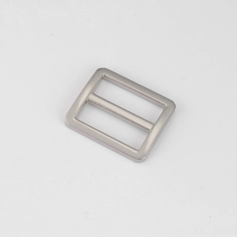Rectangular Strap Slide Buckle - Babylon Leather - Babylon LeatherBabylon LeatherJY19-Silver-25.6mm